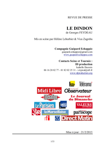 LE DINDON - Compagnie Guépard Échappée
