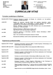 curriculum vitae - REGIM-Lab.