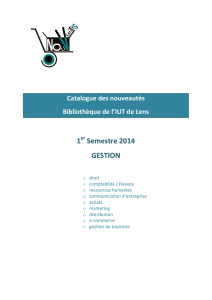 1 Semestre 2014 GESTION