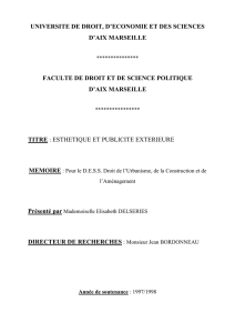 UNIVERSITE DE DROIT, D`ECONOMIE ET DES SCIENCES D`AIX