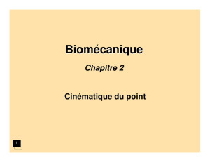 Biomécanique - STAPS