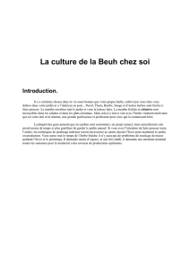 La culture de la Beuh chez soi Introduction.