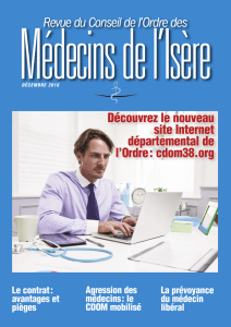 Le bulletin départemental - `Ordre des Médecins de l`Isère