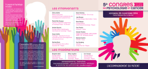 programme isis 2014 - Centre Azuréen de Cancérologie