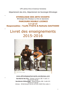 Livret Ethno des arts vivants 2015-2016