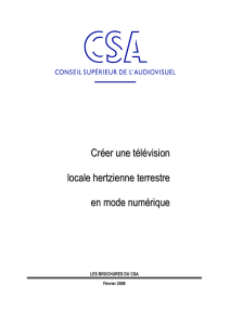 Créer une télévision locale hertzienne terrestre en mode