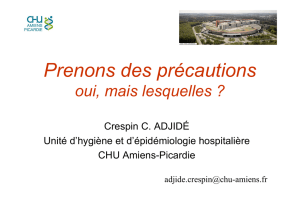 Prenons des précautions - Association des hygiènistes de Picardie