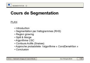 Segmentation - ENSTA ParisTech