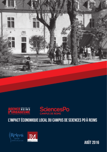 L`impact économique local du campus de Sciences Po à Reims