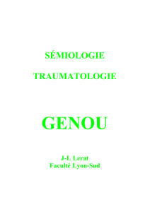 sémiologie traumatologie