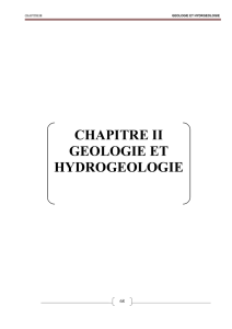 chapitre ii geologie et hydrogeologie