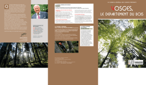 Téléchargez la plaquette Vosges : Le département du Bois