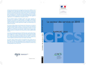 Rapport CPCS 2010 - Direction Générale des Entreprises