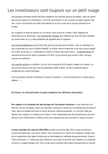 Les sociétés françaises n`ont plus d`actionnaires de référence,La