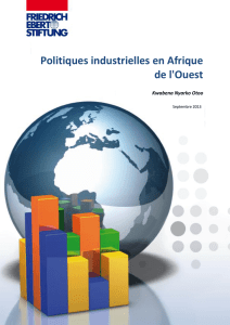 Politiques industrielles en Afrique de l`Ouest