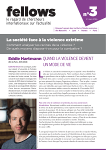 La société face à la violence extrême Eddie Hartmann QUAND LA