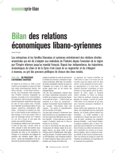 26-41 economie Liban-Syrie accords