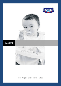 Dossier Danone et la protection de l`enfance