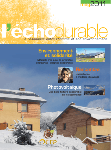 l`écho durable n°2 - l echo durable magazine edite par ocre