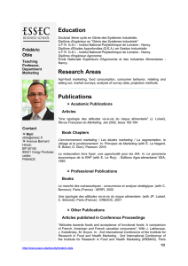 Education Research Areas Publications