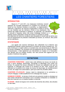 les chantiers forestiers