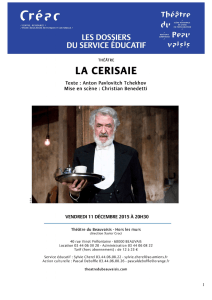 Dossier pédagogique La Cerisaie