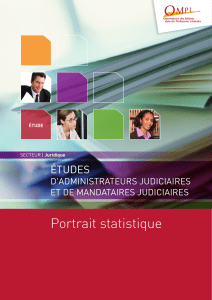 Portrait statistique - Observatoire des Métiers des Professions