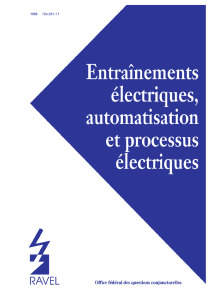 Entraînements électriques, automatisation et processus électriques