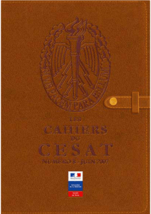 Le CESAT forme des officiers d`état-major