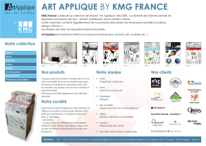 ART APPLIQUE BY KMG FRANCE