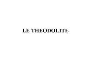 LE THEODOLITE