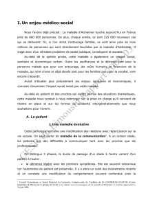 CESR rapport Alzheimer DIAGNOSTIC 2ème partie les enjeux