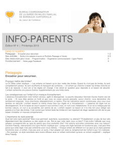 info-parents - Conception de site Web