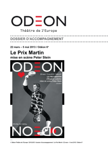 Le Prix Martin - Odéon