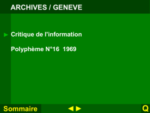 Critique de l`information