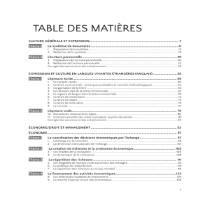 table des matières - Editions Ellipses
