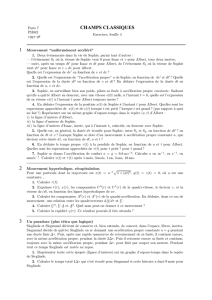 Mouvement rectiligne à accélération propre constante, ficelle de Bell