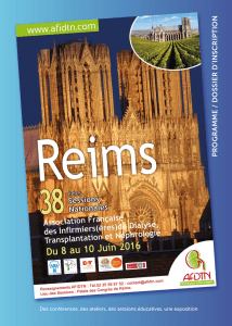 pr ogramme / dossier d`inscription