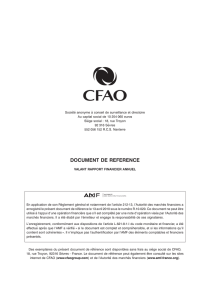 document de reference