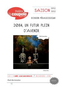 Dossier pédagogique - Théâtre La Coupole à Saint