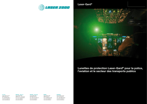 Lunettes de protection Laser-Gard® pour la police, l