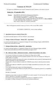 Commune de TELLIN