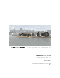 Les salons urbains - École d`architecture | Université Laval