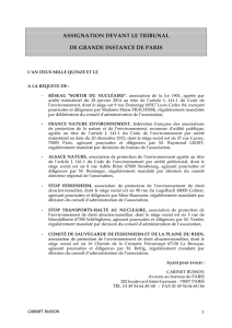 031115 assignation EDF - Réseau Sortir du nucléaire