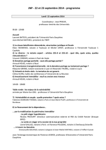 JNP - 22 et 23 septembre 2014 - programme