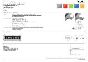 x-line3 baby 230v fixe ip66 monochrome couleurs