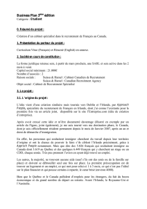 Business Plan 3ème édition - Blog of* will/BH