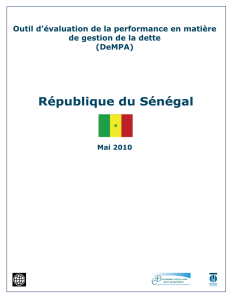 Rapport sur la performance de la gestion de la dette par le