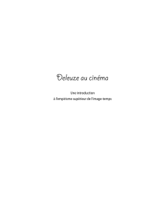 Deleuze au cinéma