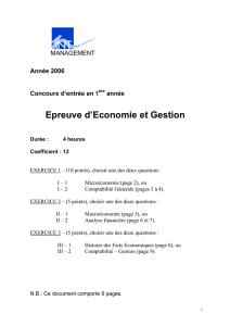 Economie et Gestion - 2006